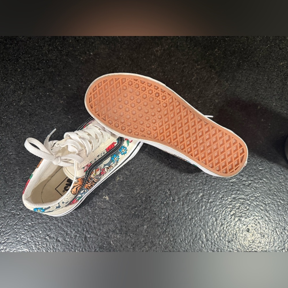 Vans Old Skool ‘Tiger Floral’ – Multi / True White (8) - Picture 10 of 13